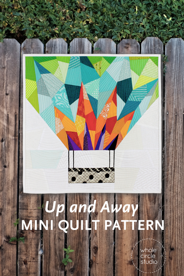 PDF Bookends Mini Quilt Pattern Digital Download by Slice of Pi