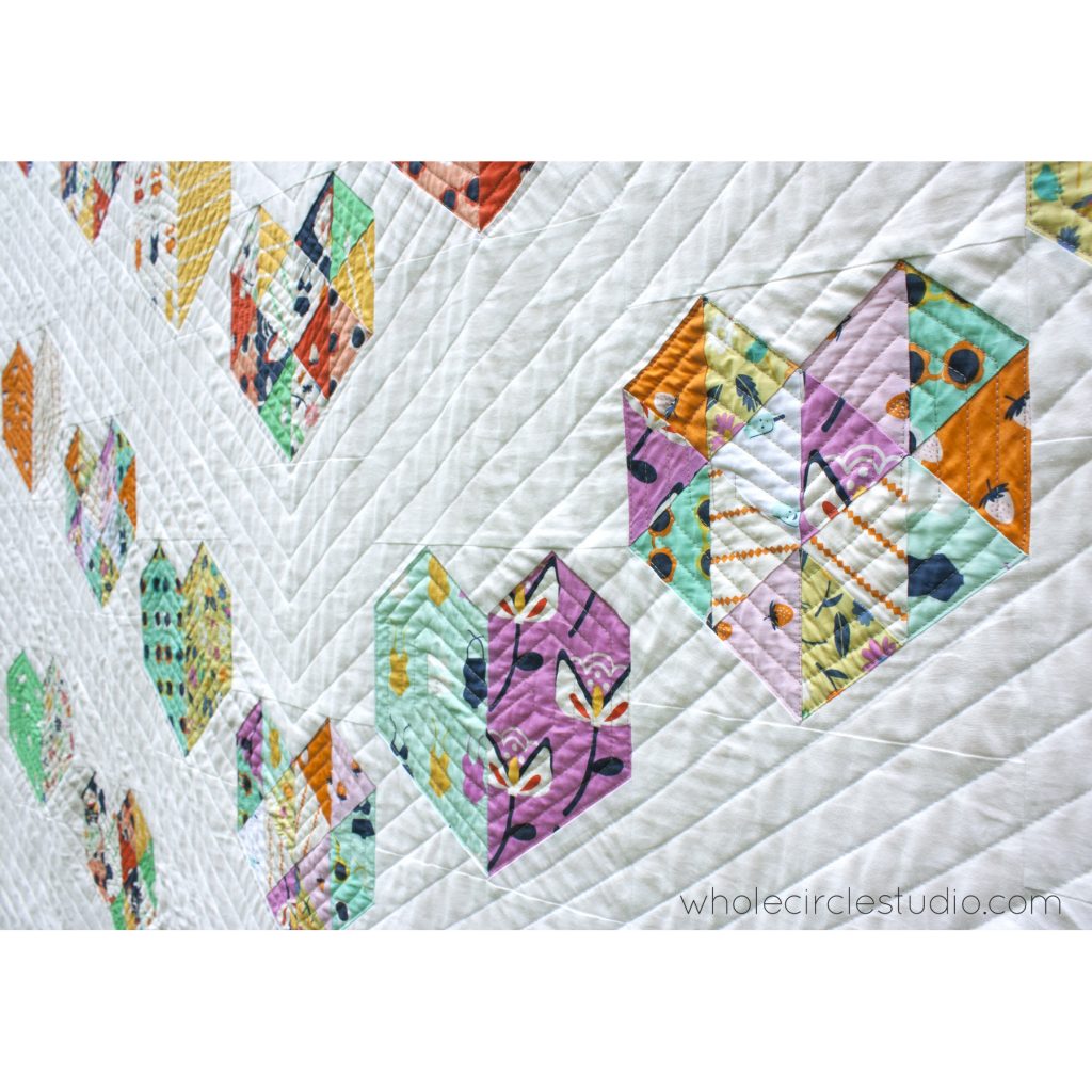 Love at First Sight quilt pattern PDF download WholeCircleStudio