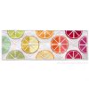 Sew and quilt a table runner to freshen up your dining table. Citrus Slices pairs perfectly with prints or solid fabric. Use what you have in your stash and make it scrappy or grab your favorite fat quarter bundle for the fruit segments and rinds. Foundation paper piece lemons, oranges, grapefruit, limes and more!