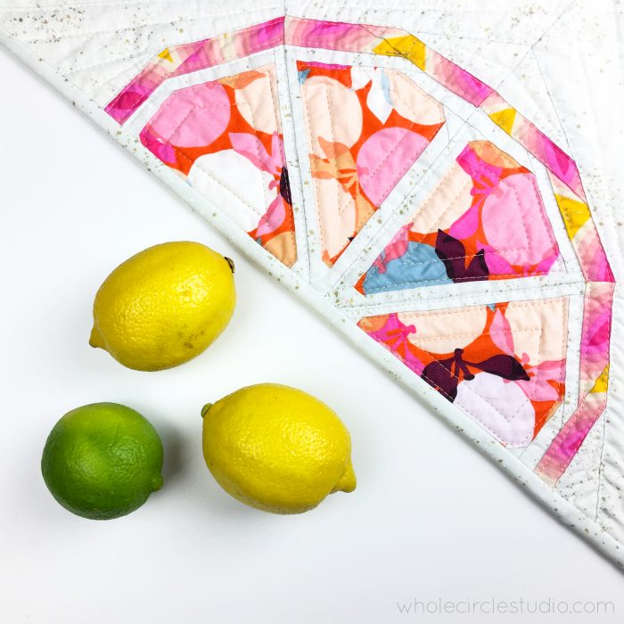 Citrus Slices quilt pattern: PDF download – WholeCircleStudio