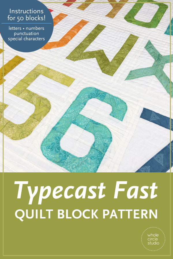 Typecast Fast quilt blocks pattern(foundation paper piecing) PDF ...
