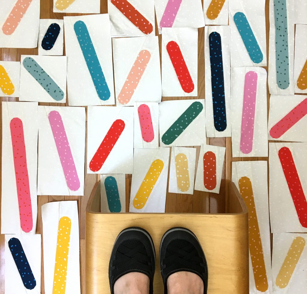 Scattered Sprinkles quilt pattern PDF download WholeCircleStudio