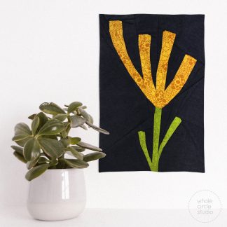 Inula Foundation Paper Piecing (FPP) Quilt Block, Botanical Beauties, Flower Quilt Pattern