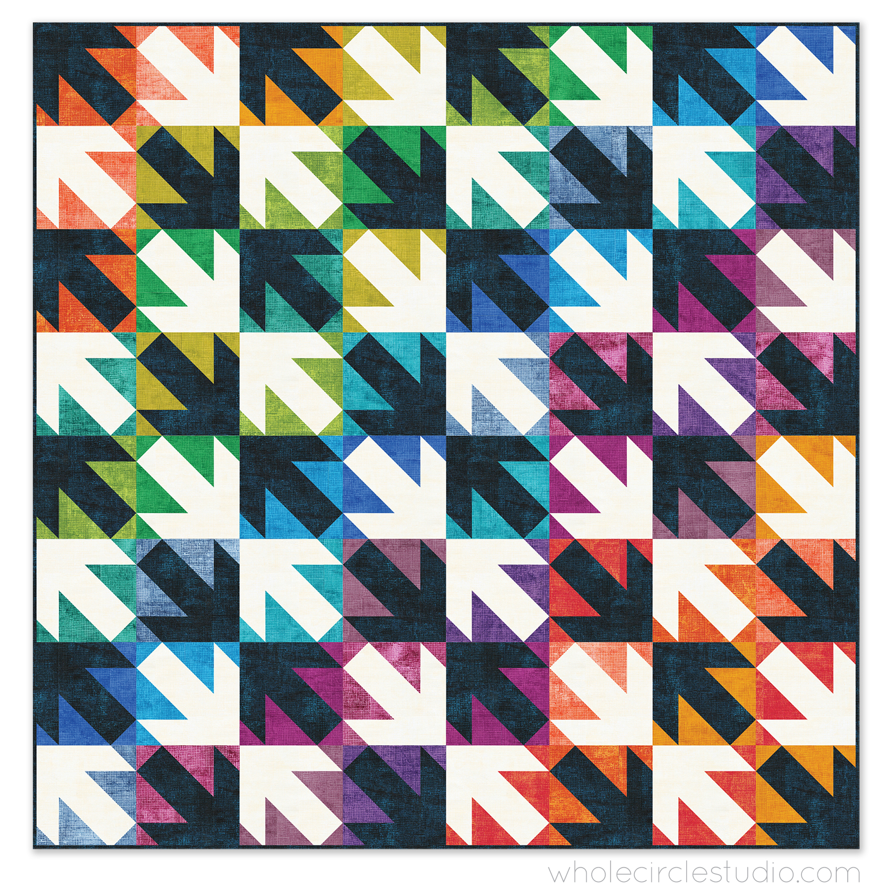 Dual Directions quilt pattern: PDF download – WholeCircleStudio