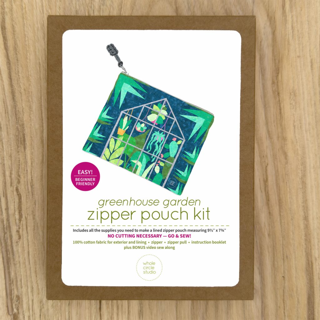 Greenhouse Garden Zipper Pouch Kit – WholeCircleStudio