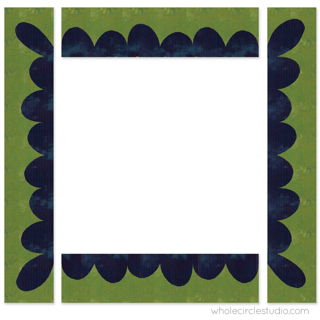 four curve quilt borders