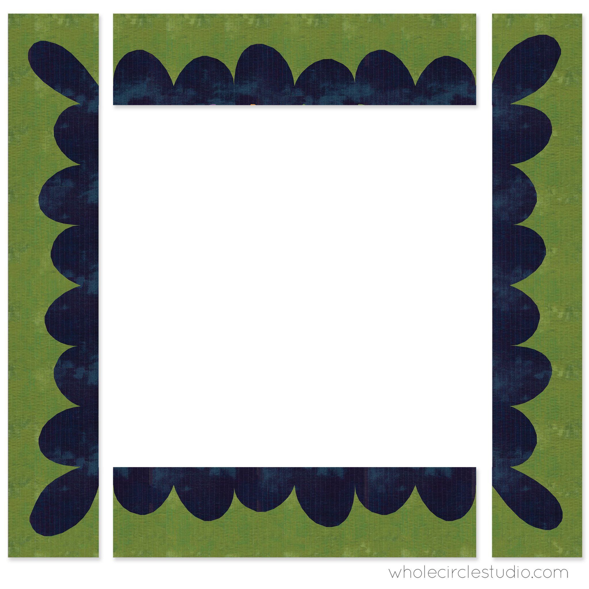 Remix Border PDF PATTERNS – WholeCircleStudio