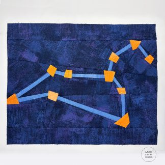 leo constellation quilt block