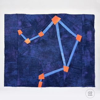 libra constellation quilt block