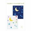 cover of a quilt pattern featuring moon and stars