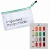 pouch that says Important Things Inside and thread booklet