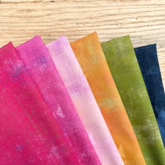 Summer Remix Curated Half Yard Grunge Fabric Bundle